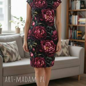 Sukienka. Piwonia. Handmade. Samauszyłam