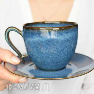 filiżanka ceramiczna morska 270 ml kawę prezent dla niej kuchni