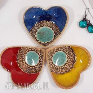 handmade ceramika ceramiczne miseczki serca do przechowywania twoich małych