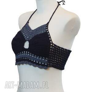 top / bralet na szydełku lato ze 100 procent bawelny rozmiar s, stanik