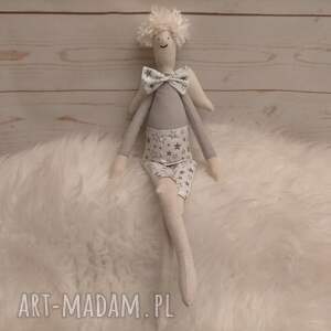 handmade maskotki lalka anioł tilda (chłopiec)