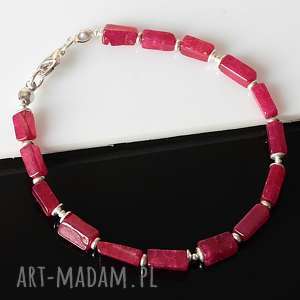 handmade jadeit rubinowy