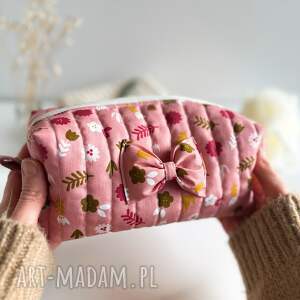 kosmetyczka w kwiaty akcesoria do torebki prezent dla niej, organizacja