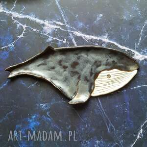 orka ceramiczna dekoracja, morskie zwierzęta, marinistyka morze