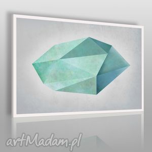 obraz na płótnie - kształt turkus - VAKU DSGN dom