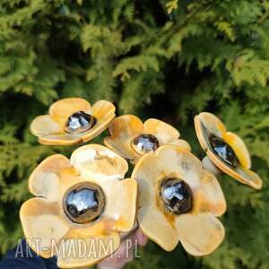 kwiaty ceramiczne 5 szt prezent niej ogród