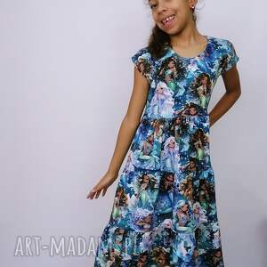 ręczne wykonanie sukienka dla dziewczynki larysa syrenki