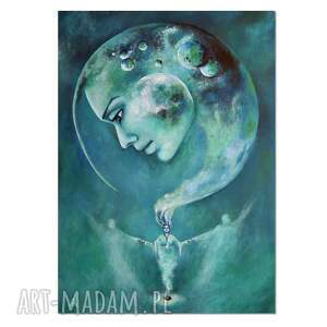 Poddanie surrealizm realizm magiczny oryginalny obraz ręcznie malowany