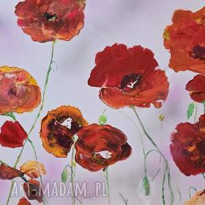 Maki, obrazy do salonu, obraz natura, kwiaty