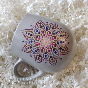 handmade kubki kubek malowany ręcznie mandala