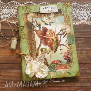 pamiętnik sekretnik enchanted garden, notes pamiętmik, elfy, życzenia