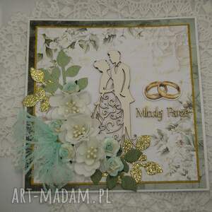 kartka ślubna w pudełku 09, pamiątka ślubu scrapbooking