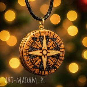 Biżuteria autorska „Róża wiatrów” - naszyjnik dla poszukiwaczy dróg