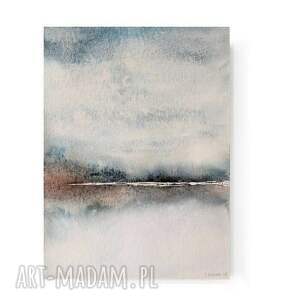 praca formatu 32/24 cm pejzaż, akwarela