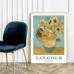 plakat słoneczniki sunflowers vincent van gogh - format 50x70 cm