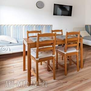 Kilim na drutach w stylu skandynawskim, dywan ze sznurka