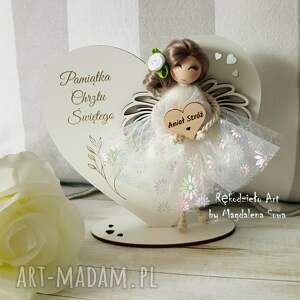 Prezent Pamiątka Chrztu Świętego - anioł stróż