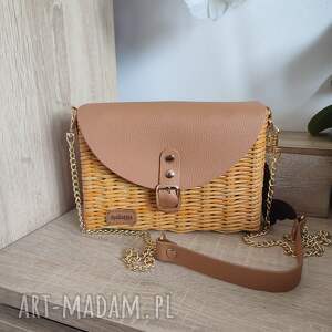 Torebka z wikliny papierowej AyaGlam, kopertówka