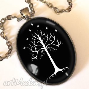 handmade naszyjniki drzewo gondoru - owalny medalion z łańcuszkiem