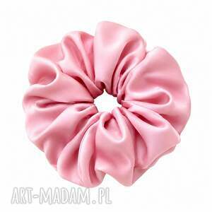 Scrunchie baby blue handmade - luksus dla włosów La Mini