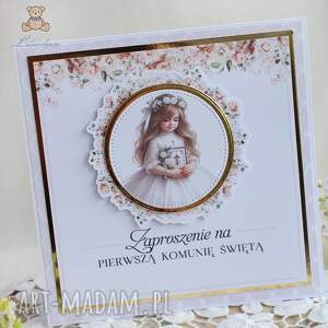 zaproszenia komunijne na pierwszą komunię - Lulaczkowo akcesoria