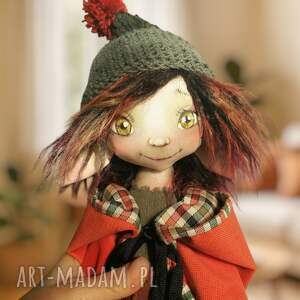 elfik e - piet artystyczna lalka kolekcjonerska dekoracja tekstylna