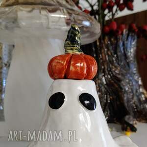 dom ręcznie robiony ceramiczny duszek, świecznik, pojemnik w kształcie ducha