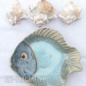 handmade ceramika talerz ceramiczny miseczka rybka
