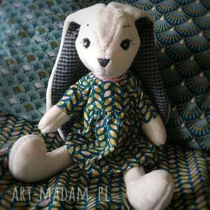 pani królikowa, królik maskotka, przytulanka - WNETRZE Z GUSTEM