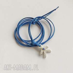 słodki pamperek wisiorek srebro, sznurek