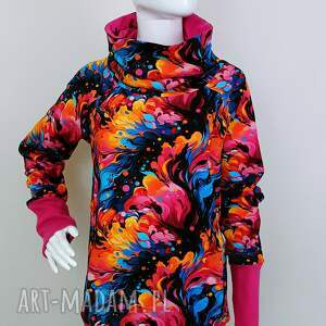 handmade bluzy bluza damska wiola ekspresja 2xs - 3 XL