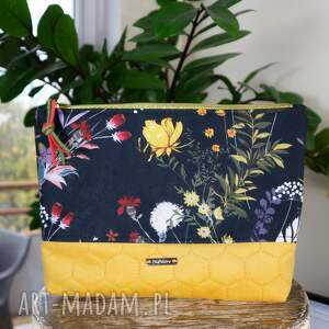 kosmetyczka kwiaty, duża, wodoodporna, pojemna