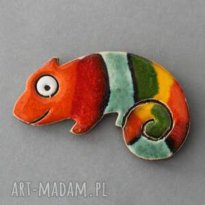 pod choinkę prezenty, kameleon - magnes ceramiczny energia, kolor parapetówka