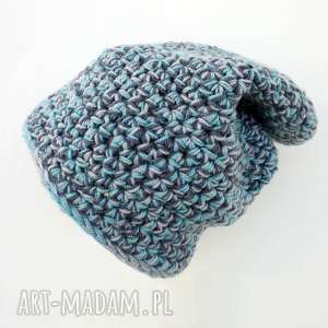 czapka hand made no 030 / beanie szydło ciepła narciarska, casual, ręcznie