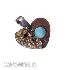 handmade wisiorki wisiorek z amazonitem b825 (2)