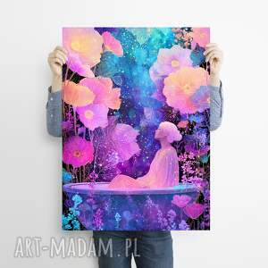 magiczna kąpiel - grafika na plakacie A3, prezent