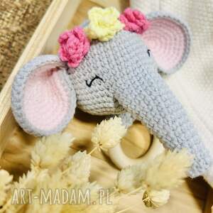 Grzechotka, szydełkowa, słonik