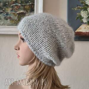 buenaartis ręcznie na drutach - rozbielona mięta-szlachetna ciepła, puchata