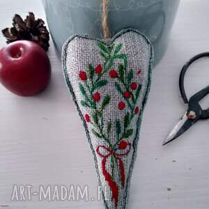 lhotse design zawieszka ozdobna z haftem styl skandynawski rustykalny