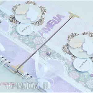 ręcznie wykonane scrapbooking albumy album na chrzest święty