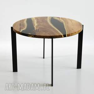 ręcznie robione stoły stolik okrągły z akacji
