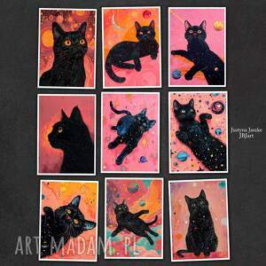 słodki kociak - zestaw 9 grafik w rozmiarze 13x18 cm, kot, fotografia, prezent