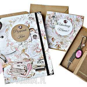 handmade scrapbooking albumy piękny zestaw prezentowy na dzień matki