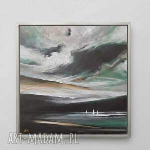 morze - obraz akrylowy formatu 40/40 cm kwadrat