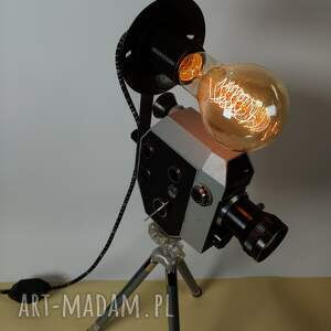 święta upominek Industrialna lampka z kamery - świetny prezent