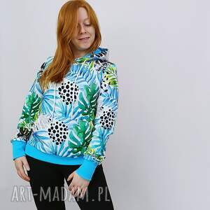 bluza damska kangurka palmy 2xs - 3xl wiosnę