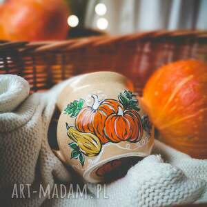 Kubek baryłka dynia, halloween, dla niej