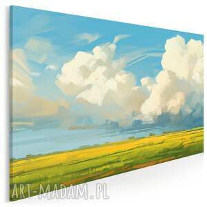 obraz na płótnie - niebo chmury aura krajobraz - 120x80 cm (104901)