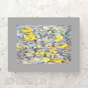 minimalizm dekoracja na ścianę, nowoczesny rysunek 30x40, obrazek do loftu, abstrakcyjna