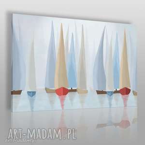 obraz na płótnie - żaglówki regaty - VAKU DSGN dom obrazy